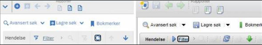 Trykk på teksten Filter