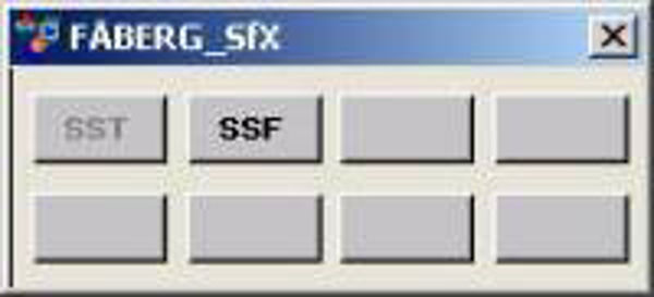 Ordrepanel for sporfelt: knapp SSF aktiv, knapp SST nedtonet