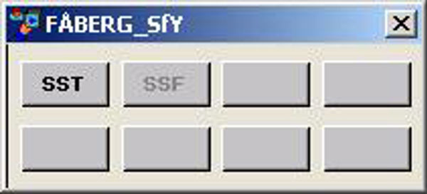 Ordrepanel for sporfelt: knapp SST aktiv, knapp SSF nedtonet