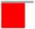 Liggende rødt signalflagg