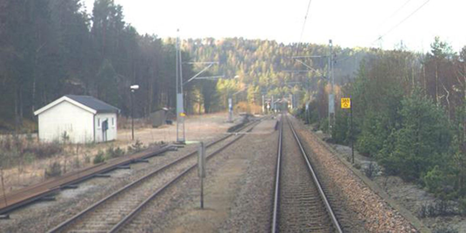 Bilde av Breland stasjonsområde m/spor