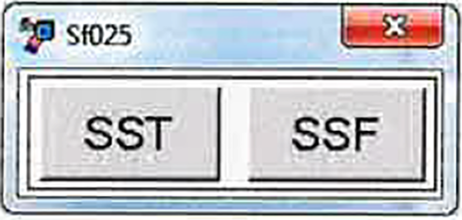 Knapper merket SST og SSF
